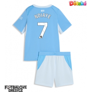 Manchester City Iliman Ndiaye #7 Dětské Domácí dres komplet 2026-27 Krátký Rukáv (+ trenýrky)